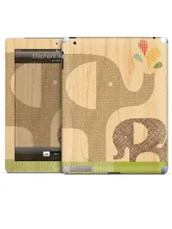 Виниловая наклейка для iPad Elephant with Calf-Petit Collage