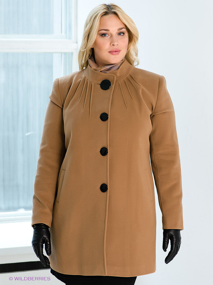 Пальто на зиму для полных женщин