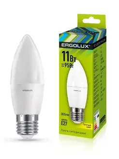 Светодиодная лампочка LED 11W 3000К E27