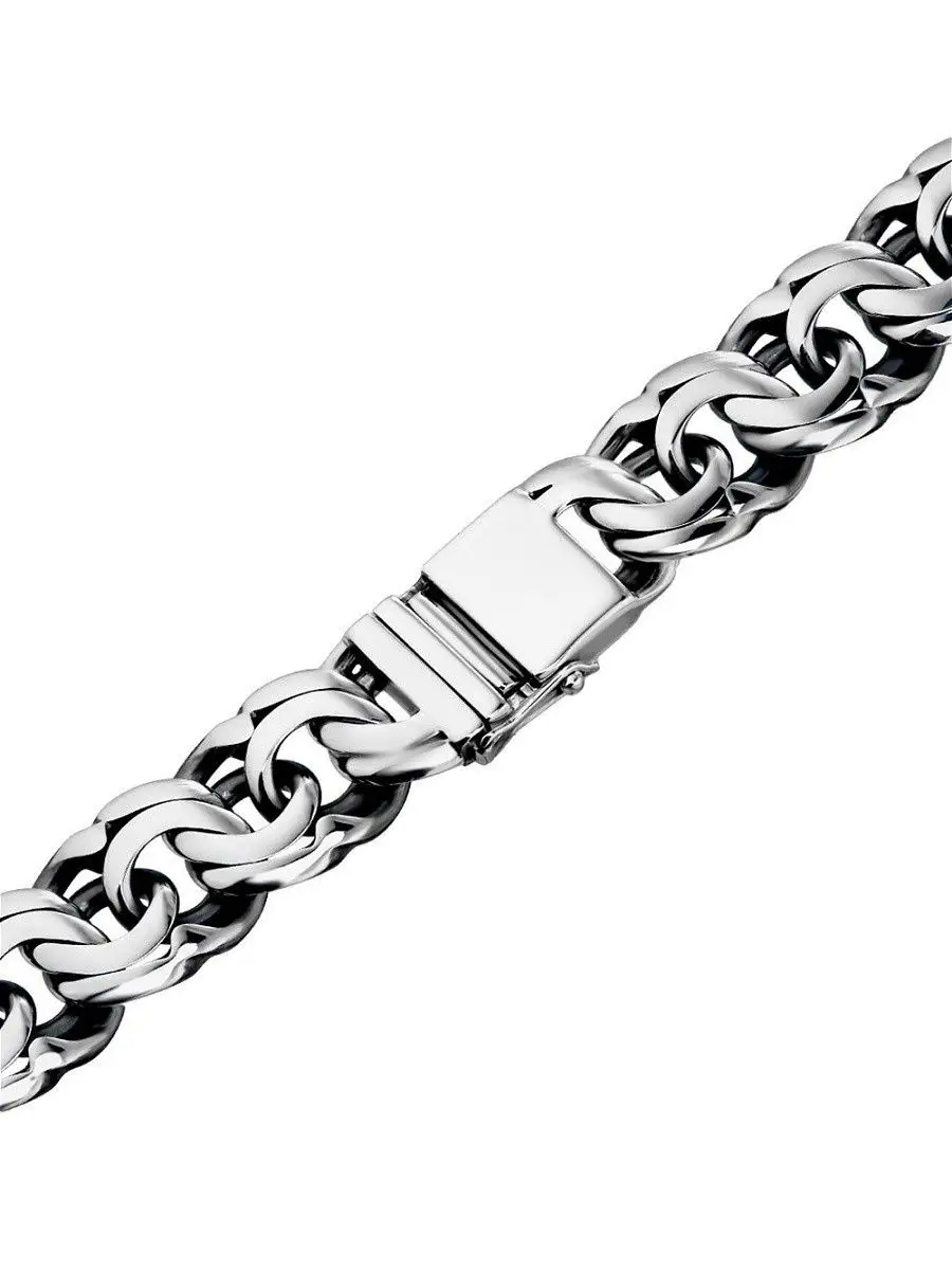 Плоский серебряный браслет женский - уникальное украшение из драгоценного металла