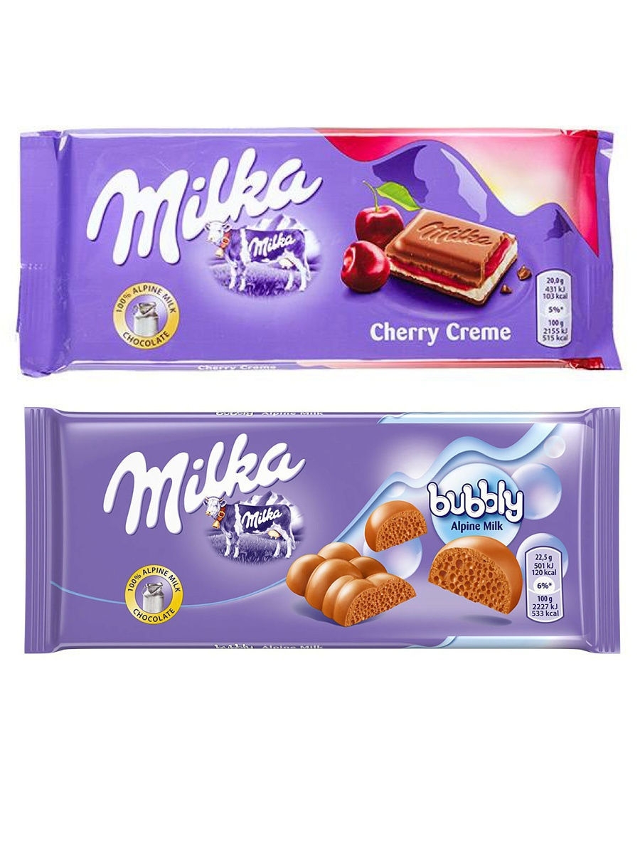 Шоколад Milka Cherry Cream 100 грамм