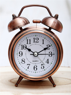 Часы будильник Медный малыш, Циферблат D70мм H122мм ЭВРИКА подарки и удивительные вещи 10532827 купить за 640 ₽ в интернет-магазине Wildberries