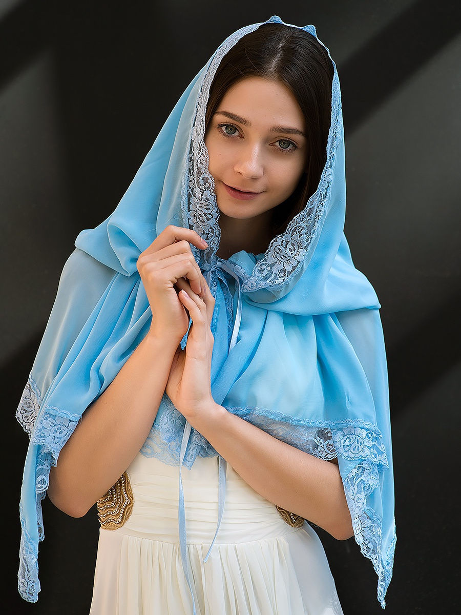 Как одевать платок в церковь