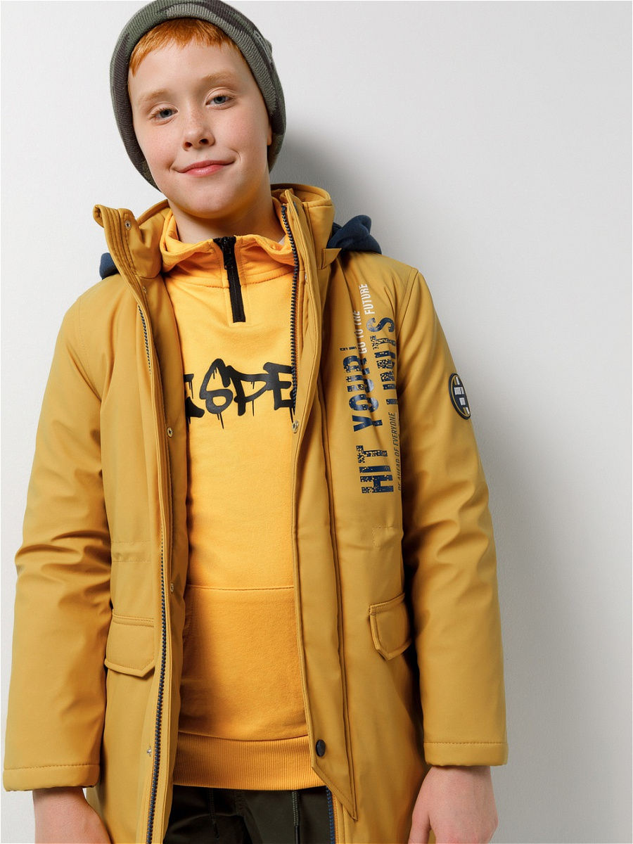 Куртка Acoola для мальчика желтая