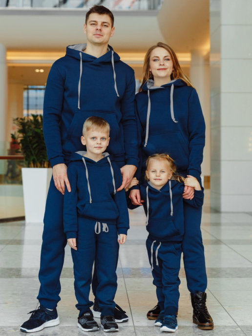 Family look костюмы с начесом