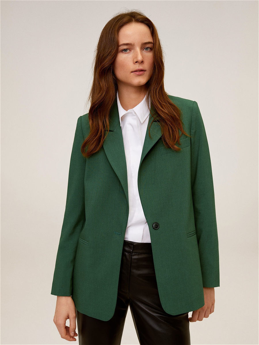 Пиджаки зеленого цвета