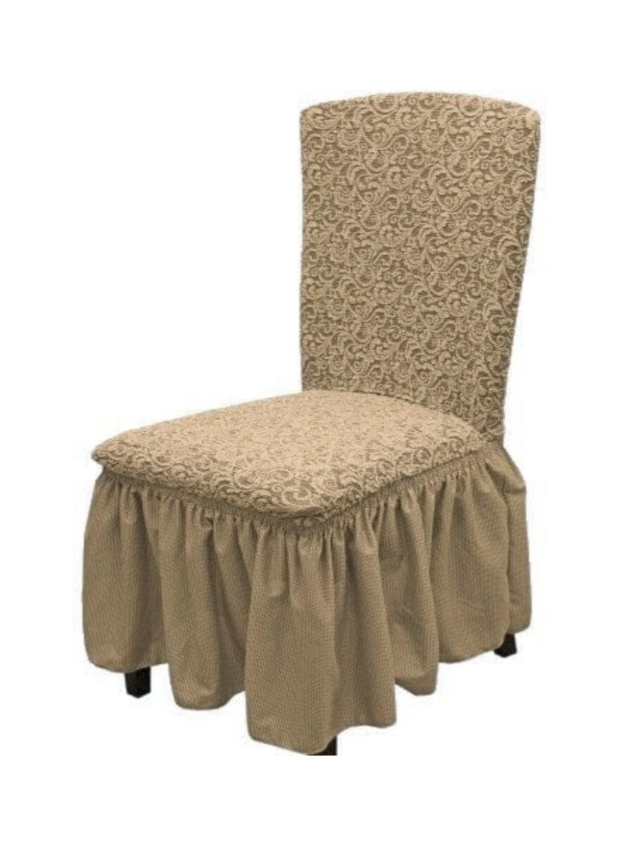 Комплект чехлов на стулья КПС-6, 6шт., venzel 02-a.Kahve