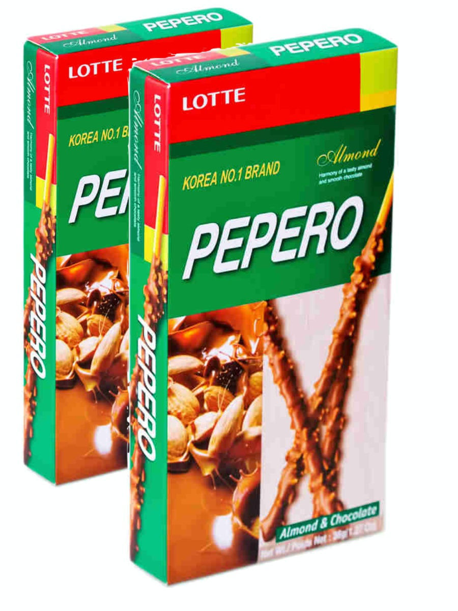 Pepero Almond палочки