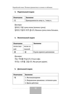 Корейский язык полная грамматика в схемах и таблицах