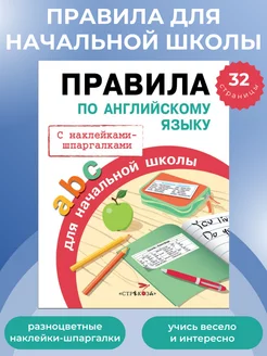 ПРАВИЛА ДЛЯ НАЧАЛЬНОЙ ШКОЛЫ по английскому языку