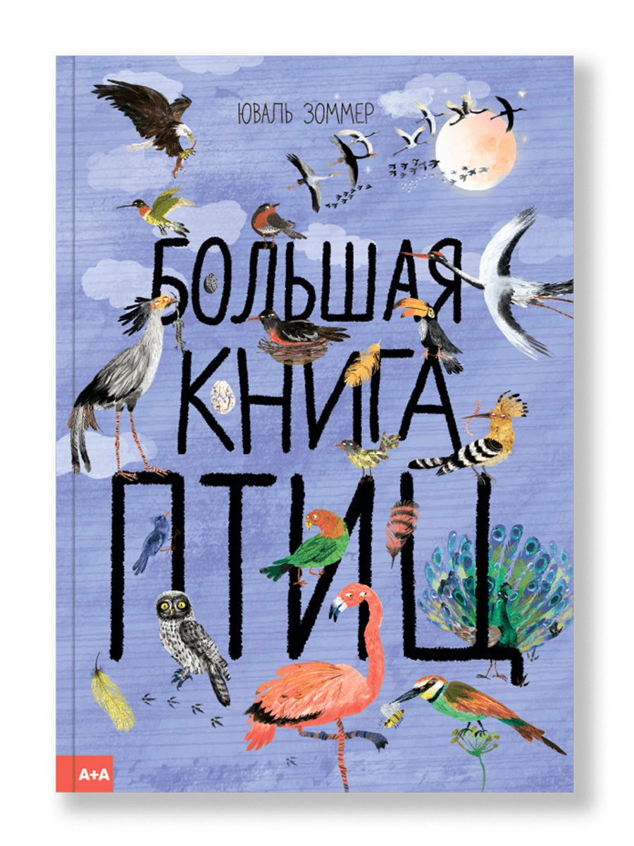 Книга птичка. Большая книга птиц Юваль Зоммер. 978-5-91103-467-2большая книга птиц