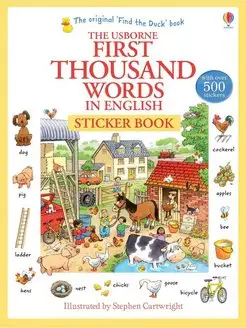 First Thousand Words in English Sticker