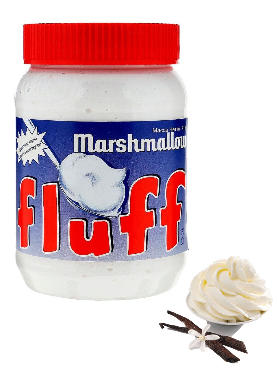 Флаф. Кремовый зефир Marshmallow fluff Caramel 213 г. Marshmallow fluff Vanilla 213 гр.. Кремовый зефир 