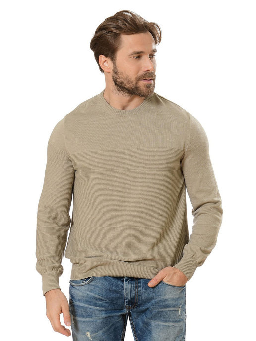 Джемпер мужской вязаный больших размеров, свитер для мужчин
