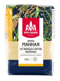 Манная крупа из твердой пшеницы " Экстра" 500г