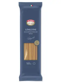 Макаронные изделия цельнозерновые Linguine Лапша 500г