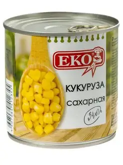 Кукуруза консервированная "ЕКО" ГОСТ, 340 г