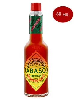 Соус "Хабанеро" ТМ "Tabasco", 60 мл