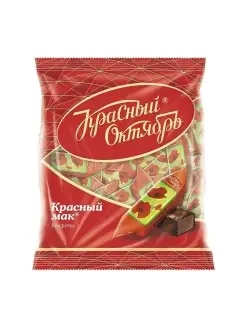 Конфеты шоколадные Красный мак, 250 гр