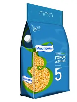 Горох желтый колотый 5 кг