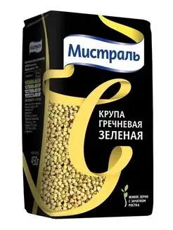 Крупа гречневая Зеленая 450 г