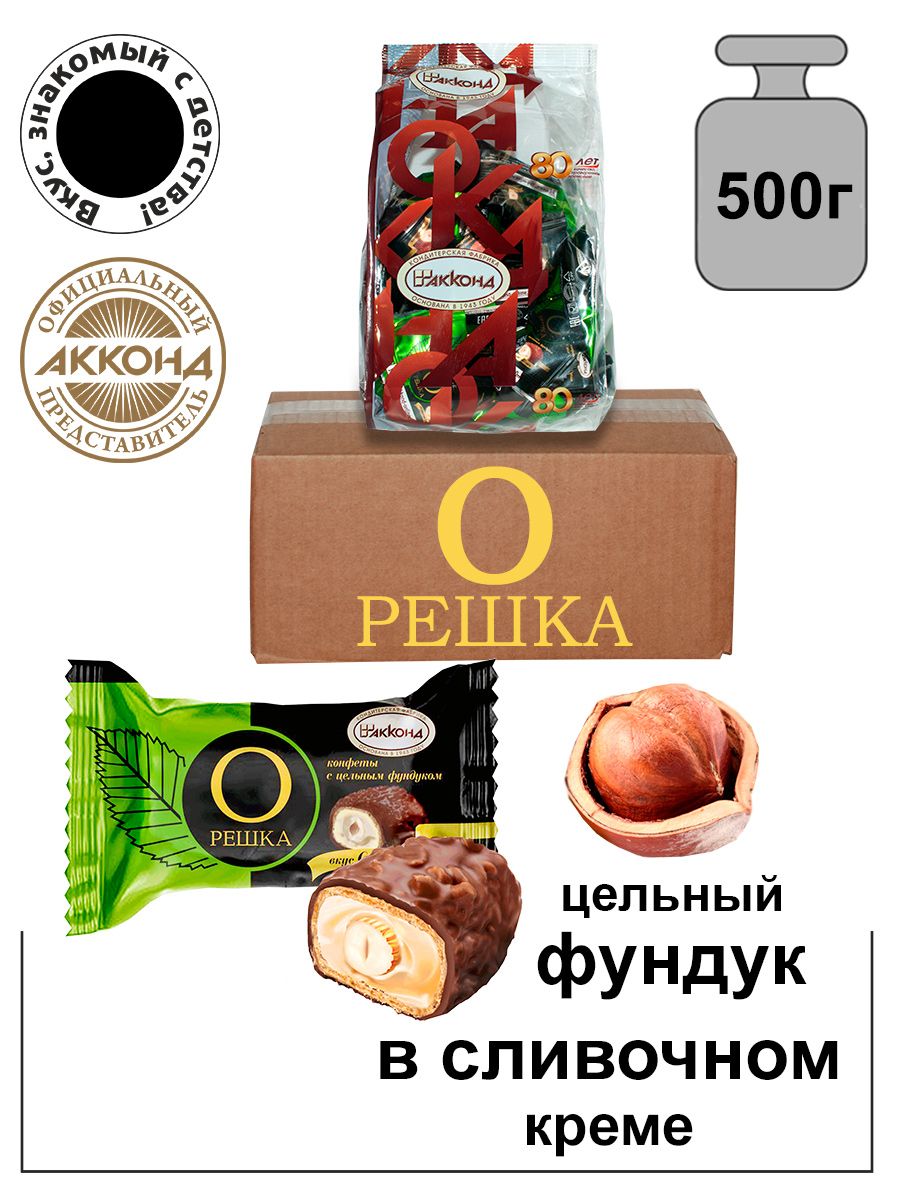 Конфеты орешка