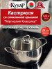 Кастрюля 3,5 л из нержавеющей стали с крышкой КМ1-20С2 бренд КУХАР продавец Продавец № 26473