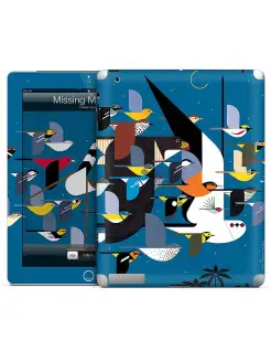 Наклейка для iPad 2,3,4 Missing Migrants-Charley Harper