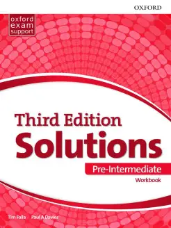 Solutions (3rd edition) Pre-Intermediate Workbook