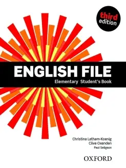 English File 3 ed Elementary Student's Book учебник