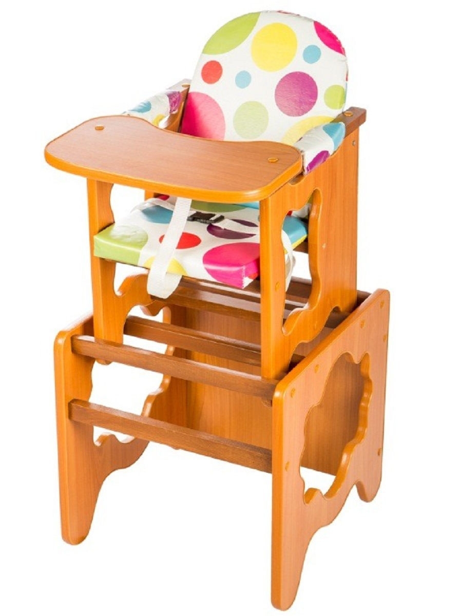 столик и стульчик для кормления деревянный