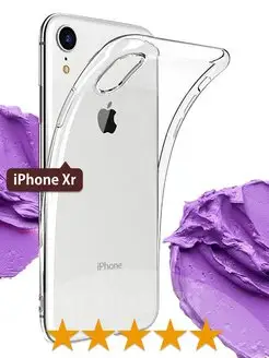 Прозрачный чехол на iPhone XR на Айфон ХР