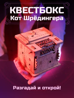 Квестбокс Кот Шредингера. Головоломка. Квесткуб