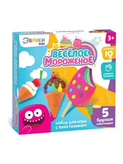 Игровой набор для лепки пластилин Весёлое мороженое