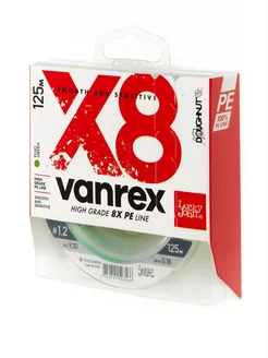 Леска плетеная восьмижильная Vanrex х8 BRAID Fluo Green