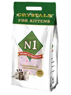 Наполнитель силикагелевый CRYSTALS FOR KITTENS для котят 5л