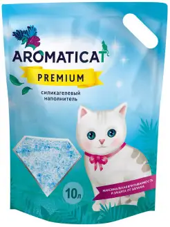 Силикагелевый наполнитель "AromatiCat" PREMIUM 10л