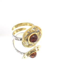 Ювелирные кольца Янтарная волна 12586247 купить за 1 742 ₽ в интернет-магазине Wildberries
