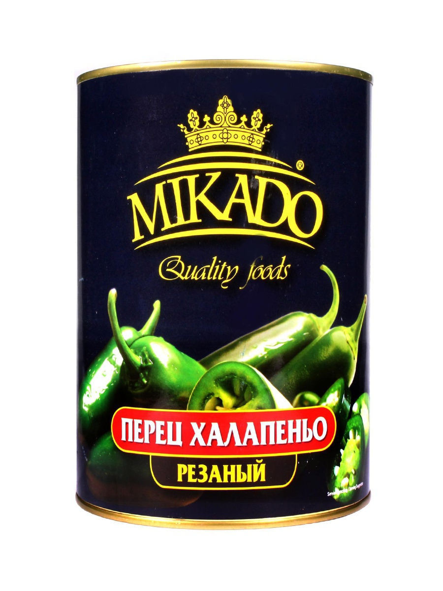 Халапеньо маринованный. Халапеньо Mikado 3100. Перчики халапеньо 850мл. Перец резаный халапеньо Микадо. Mikado перец зеленый резаный маринованный халапеньо.