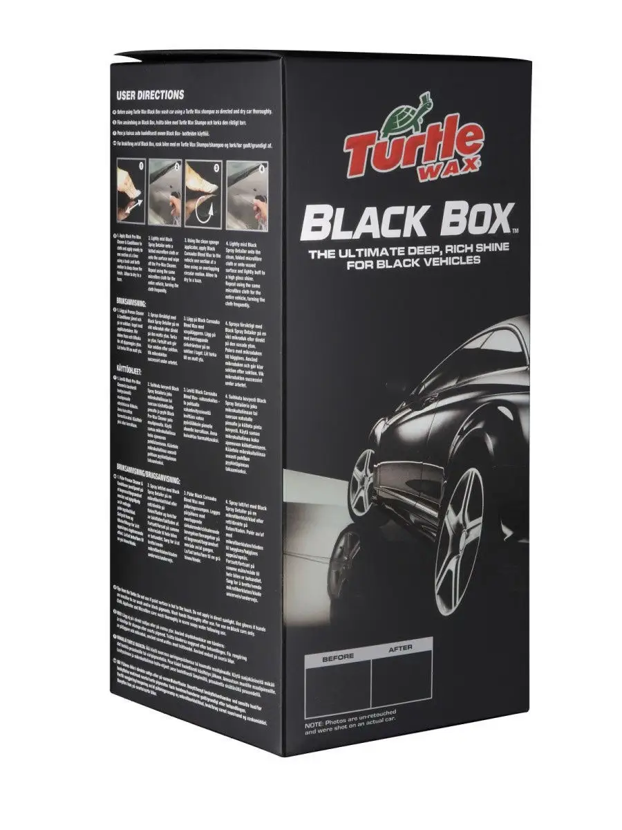 how to use turtle wax black box