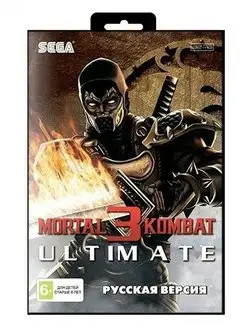 Игра Sega Mortal Kombat 3 Ultimate картридж игровой