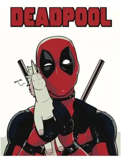 Дэдпул Deadpool 40х50