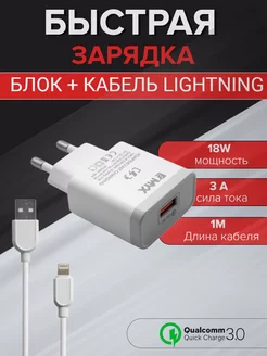 Зарядное устройство для с кабелем Lightning