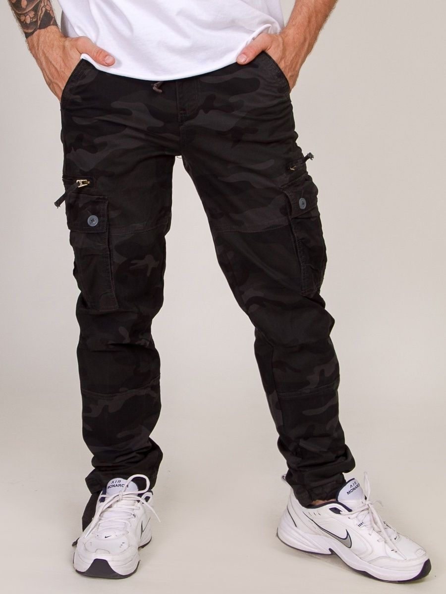 Мужские брюки карго в стиле милитари с бок��выми карманами Catch Wave13155744 купить в интернет-магазине Wildberries