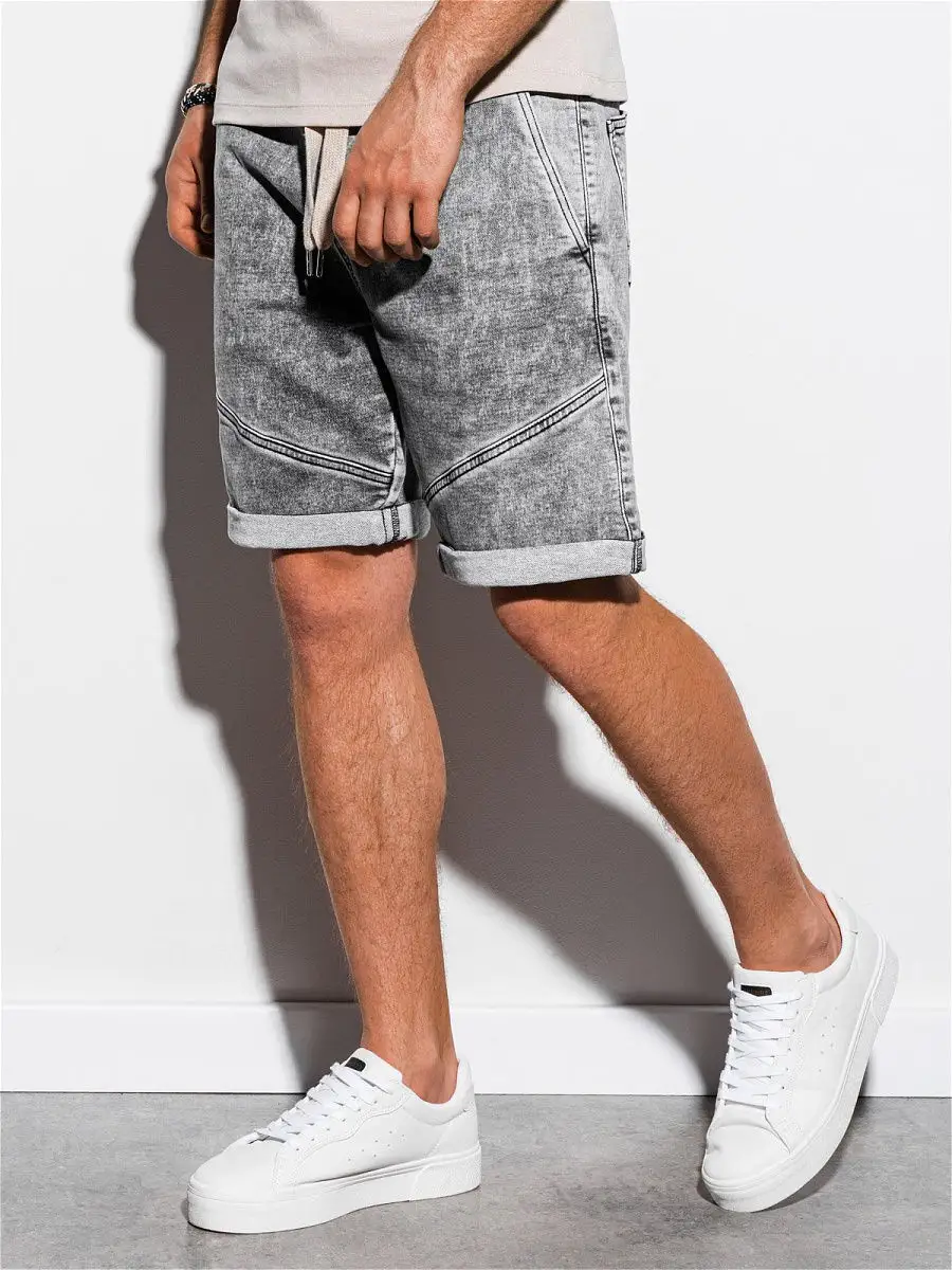 Мужские шорты джинсовые на резинке летние, модная брендовая одежда на лето в отпуск OMBRE 13157519 купить в интернет-магазине Wildberries