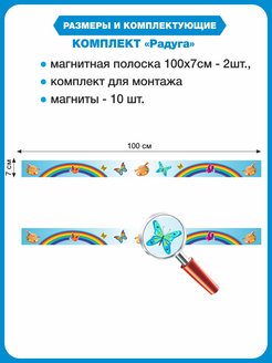 Магнитные полоски для рисунков