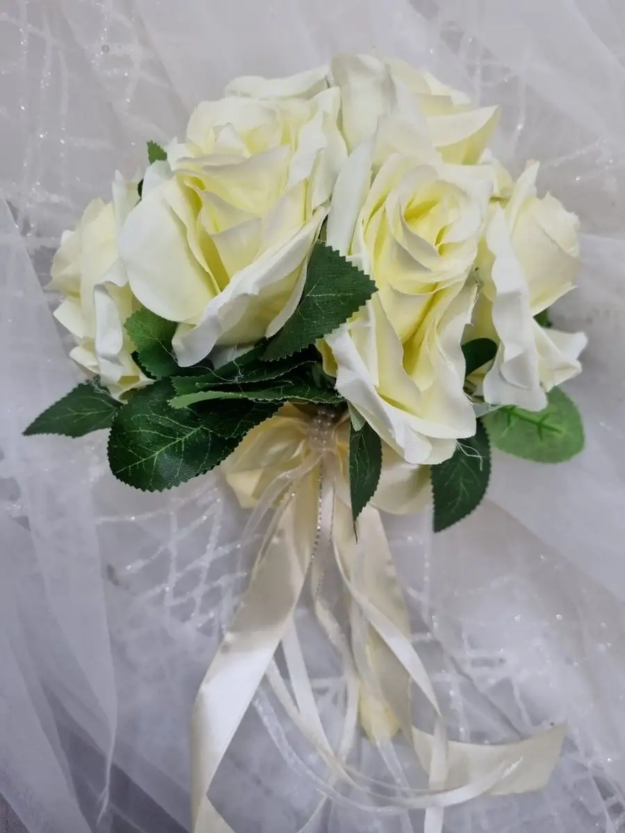 Купить Букет невесты из искусственных цветов 