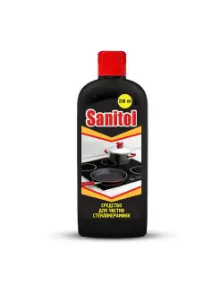 Средство для чистки стеклокерамики Sanitol, 250 мл