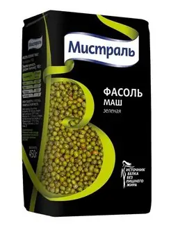 Фасоль зеленая Маш 450 г