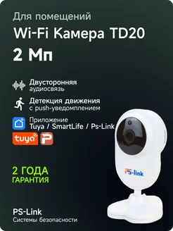 Внутренняя WiFi IP 1080P камера видеонаблюдения TD20